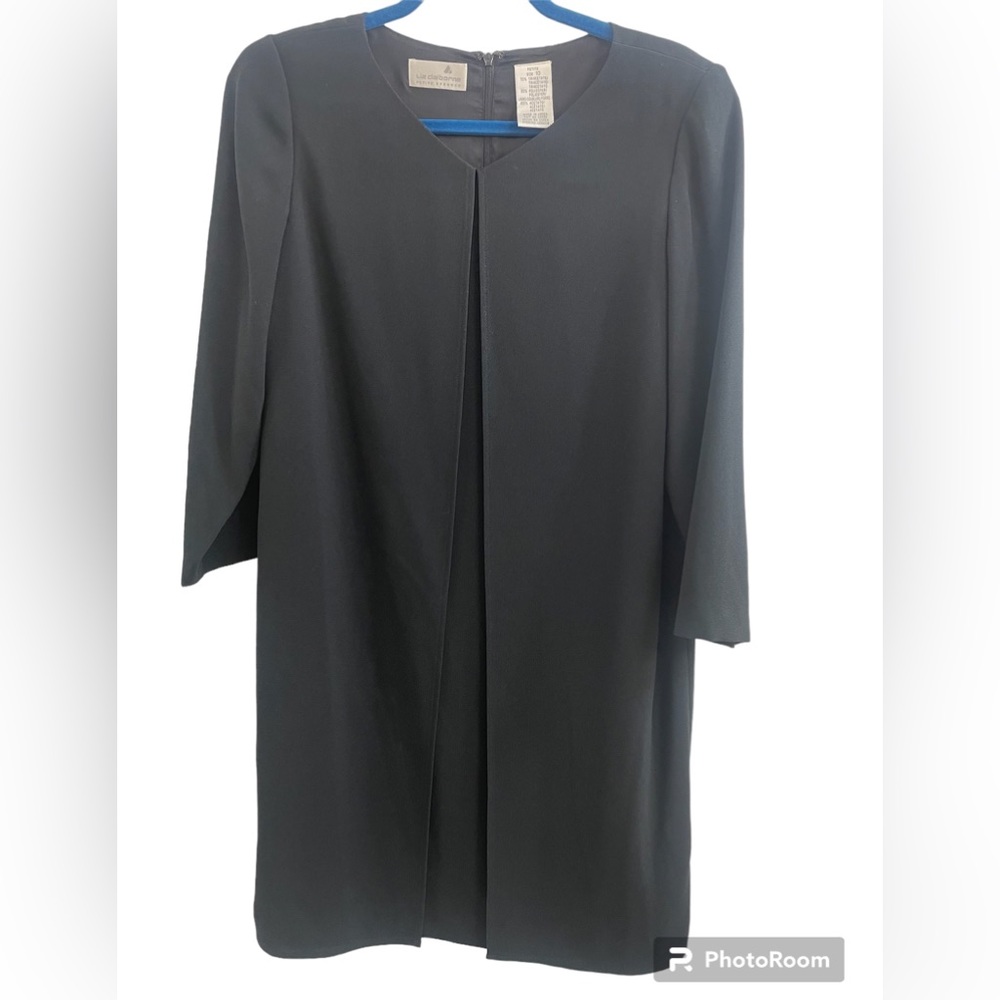 Liz Claiborne Black Petite Dress Sz( Petite 10)